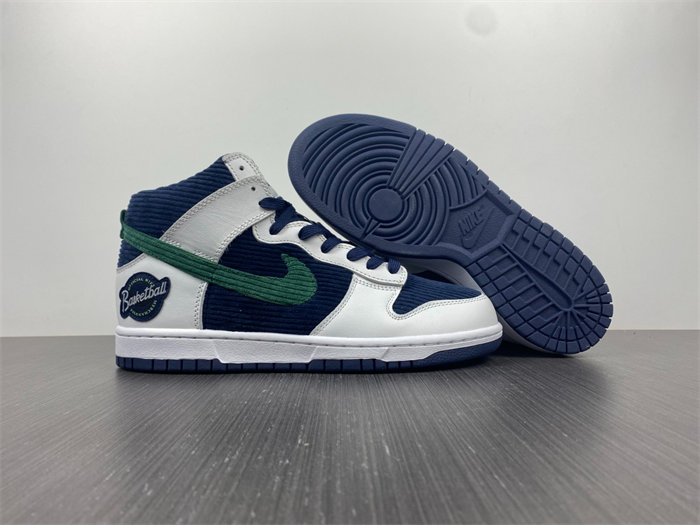 NK Dunk High Sports Specialties White Navy DH0953-400