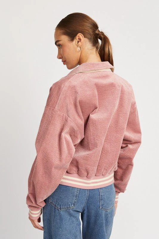 Pink Bomber Jacket