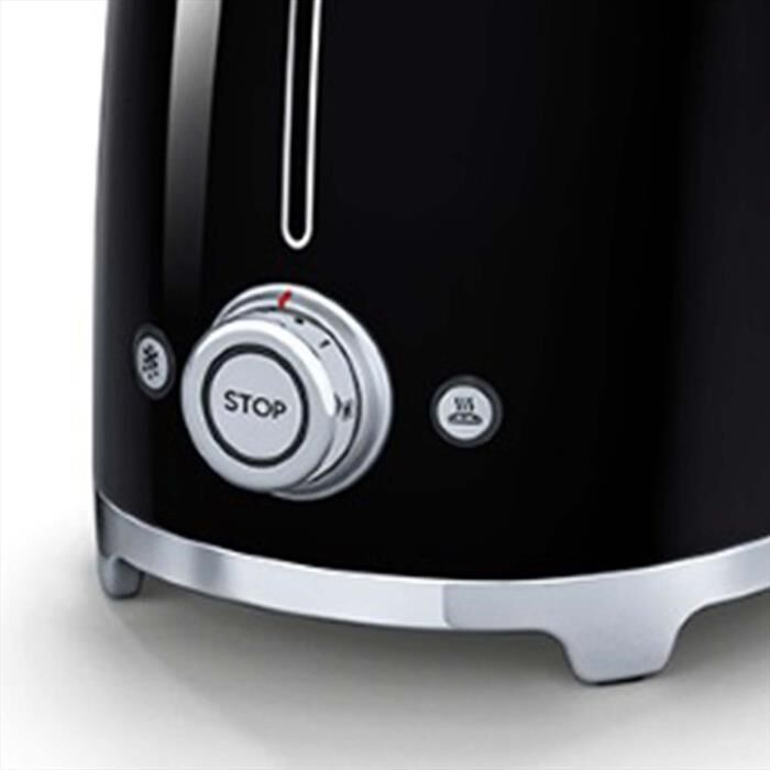 SMEG - Tostapane 50's Style  2x2 fette – TSF01BLEU-nero