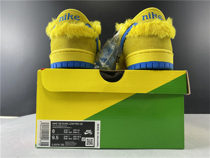 NK SB Dunk Low Grateful Dead Bears Opti Yellow CJ5378-700