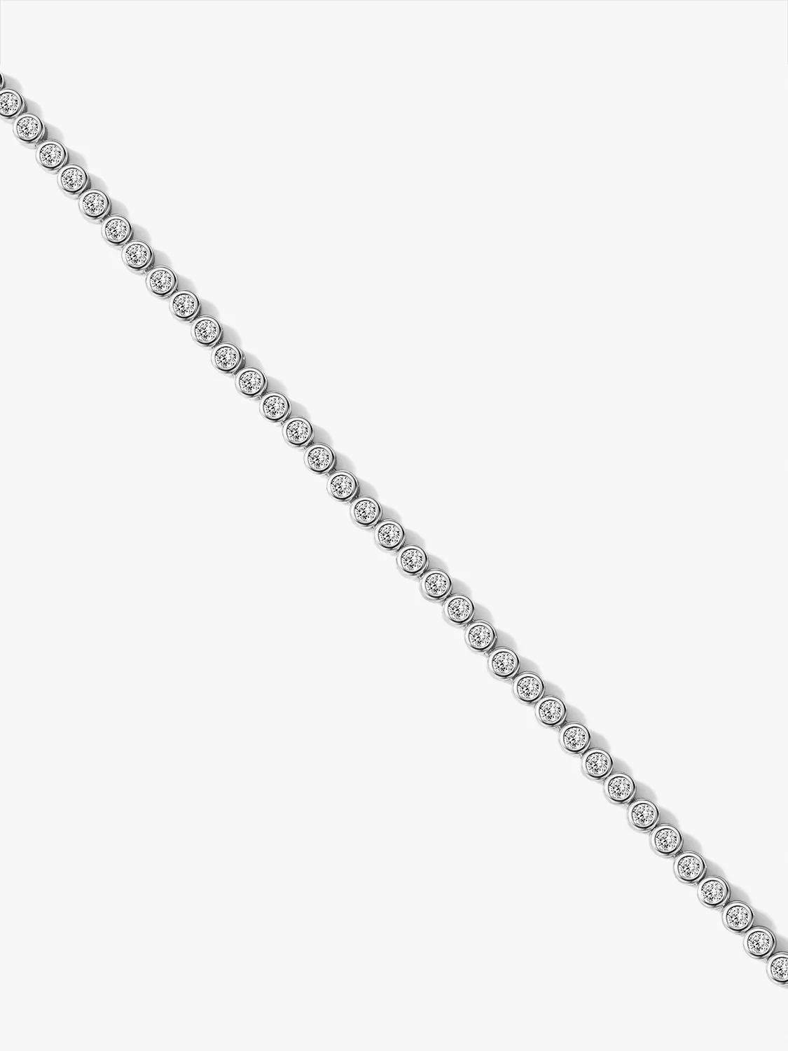 Bezel Sapphire Tennis Bracelet