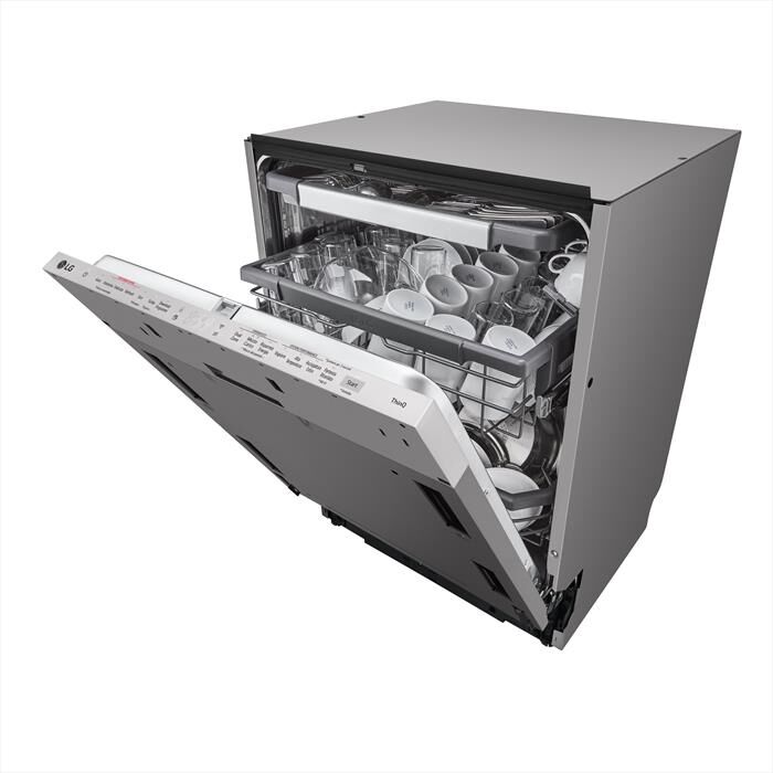 LG - Lavastoviglie QUADWASH DB365TXS Classe B 10coperti-Acciaio inossidabile