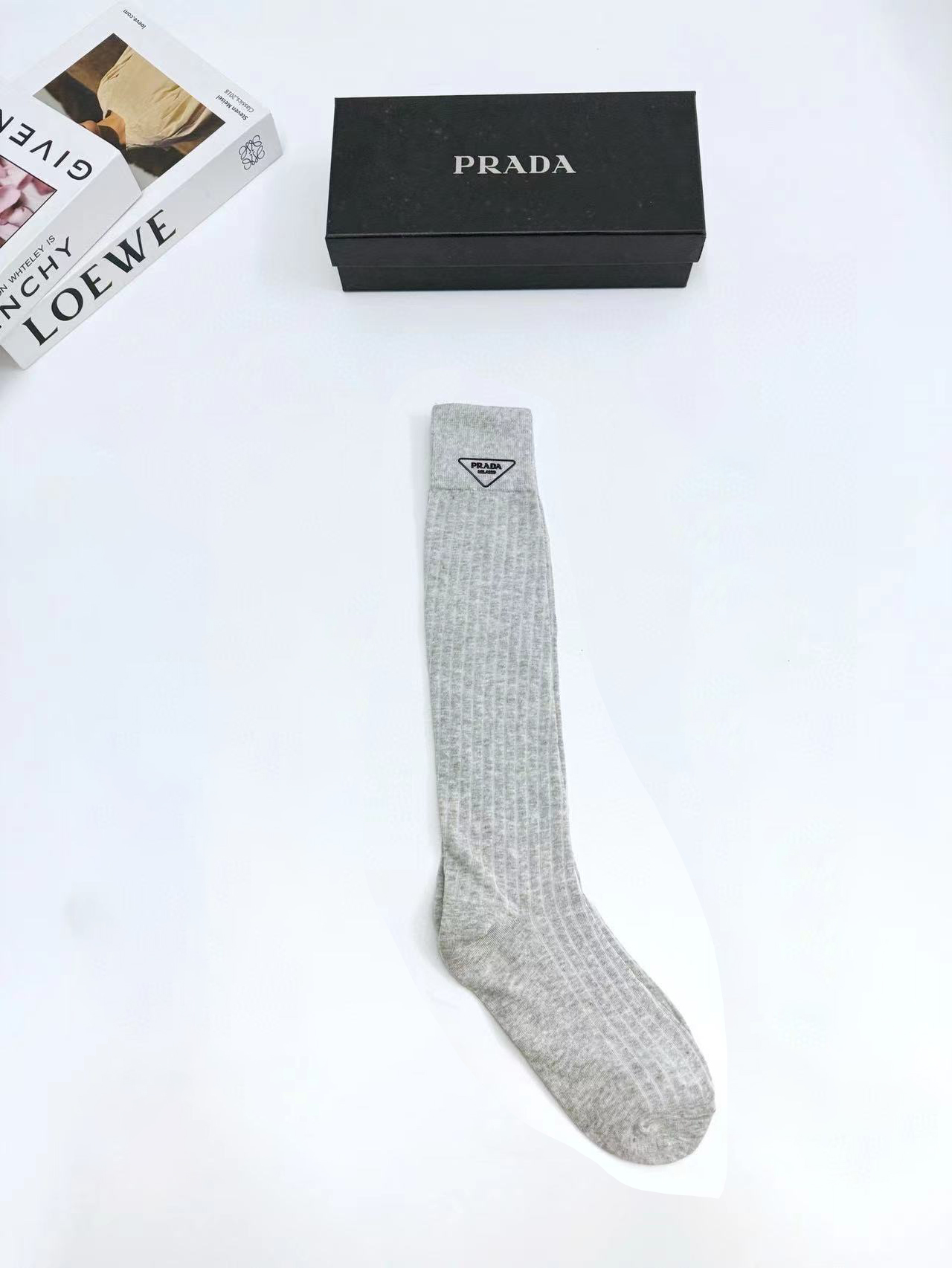Fashion 1 Pairs of 100% Long Cotton stockings calf socks WZ-924000322