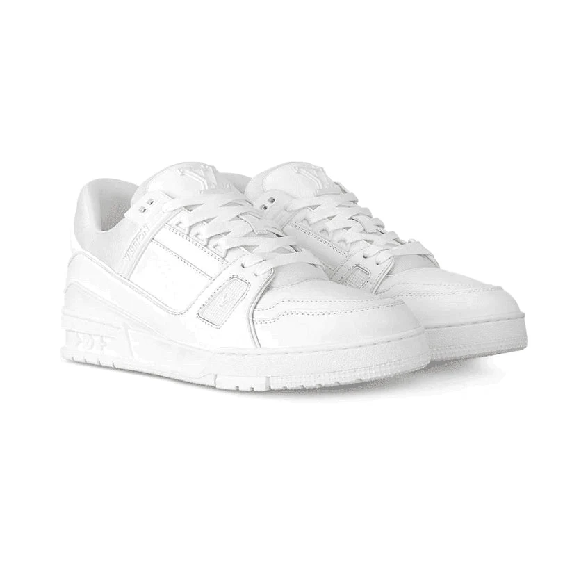 LV  Trainer Sneaker ‘All White’