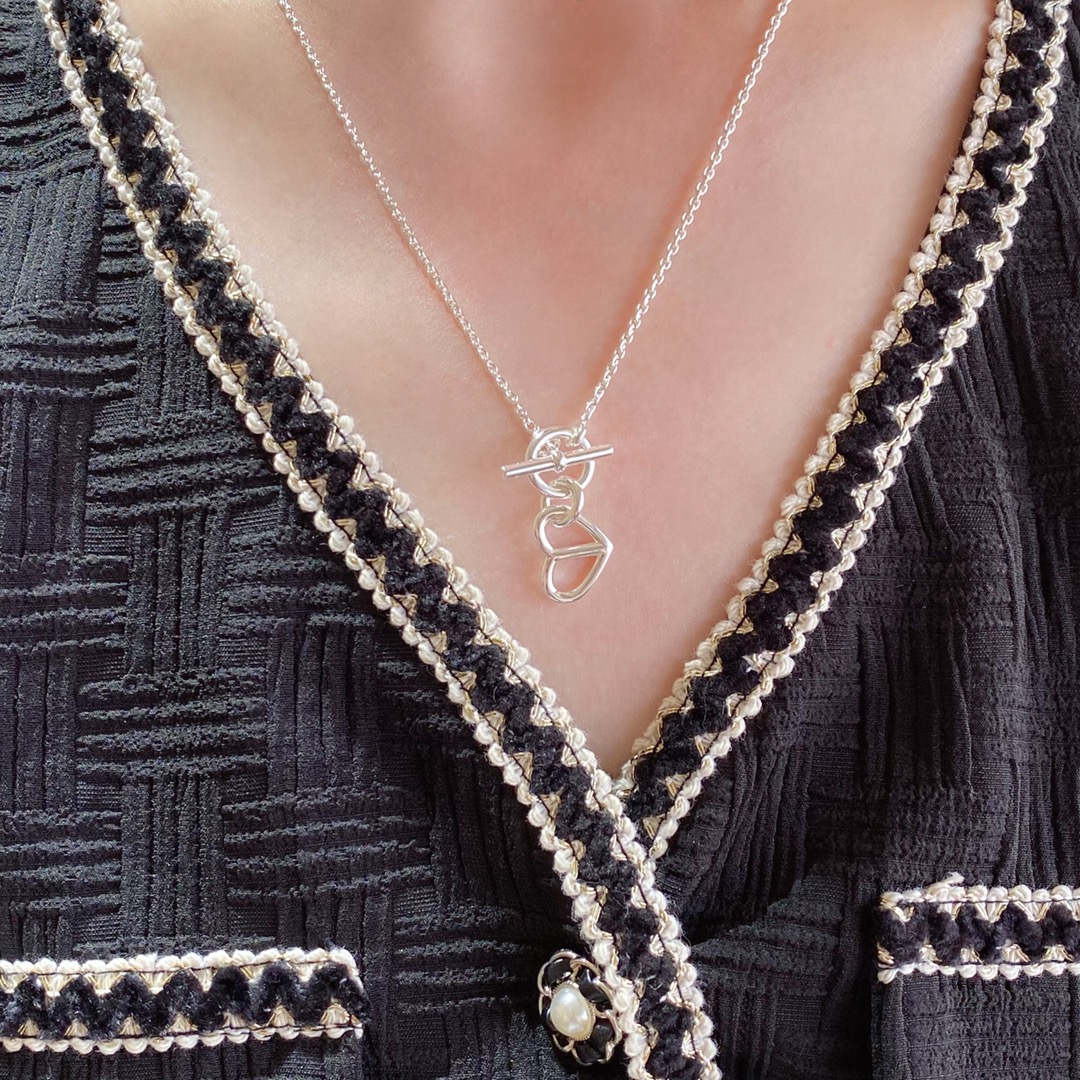 Fashion Heart Pendant Necklace HHXL-912004