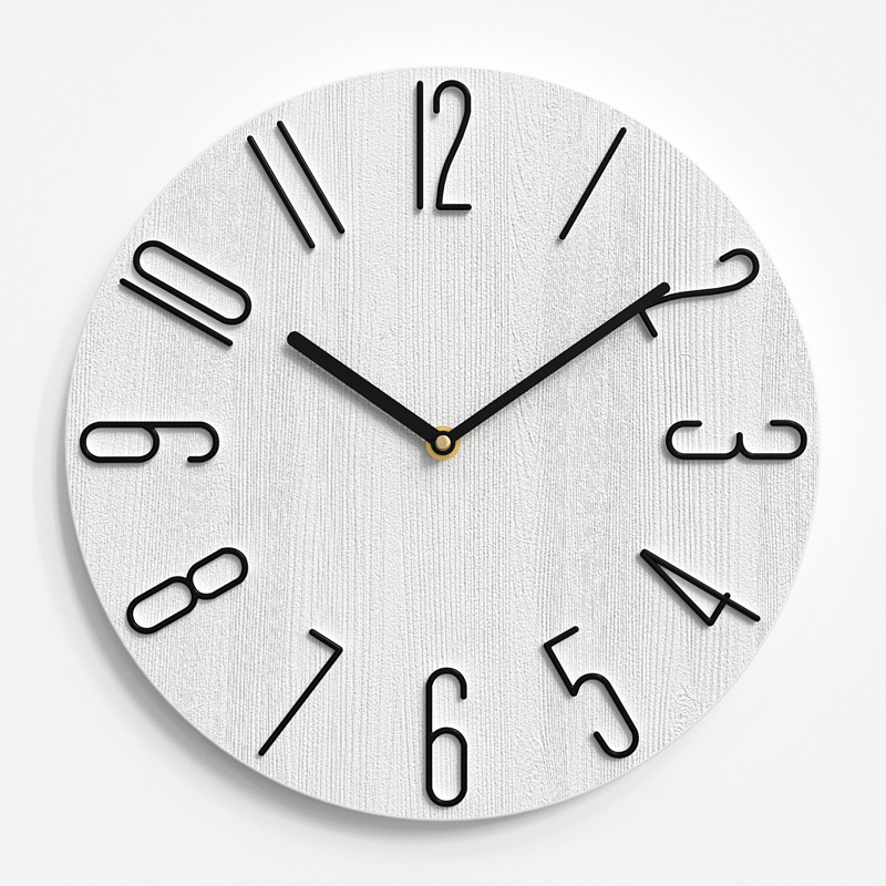 Silent Wall Clock with Automatic Time-setting for Home Decor - LIORQUE