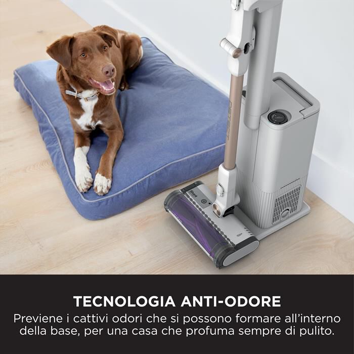 SHARK - Scopa elettrica DETECT CON AUTOSVUOMENTO IW3612EU-Bianco