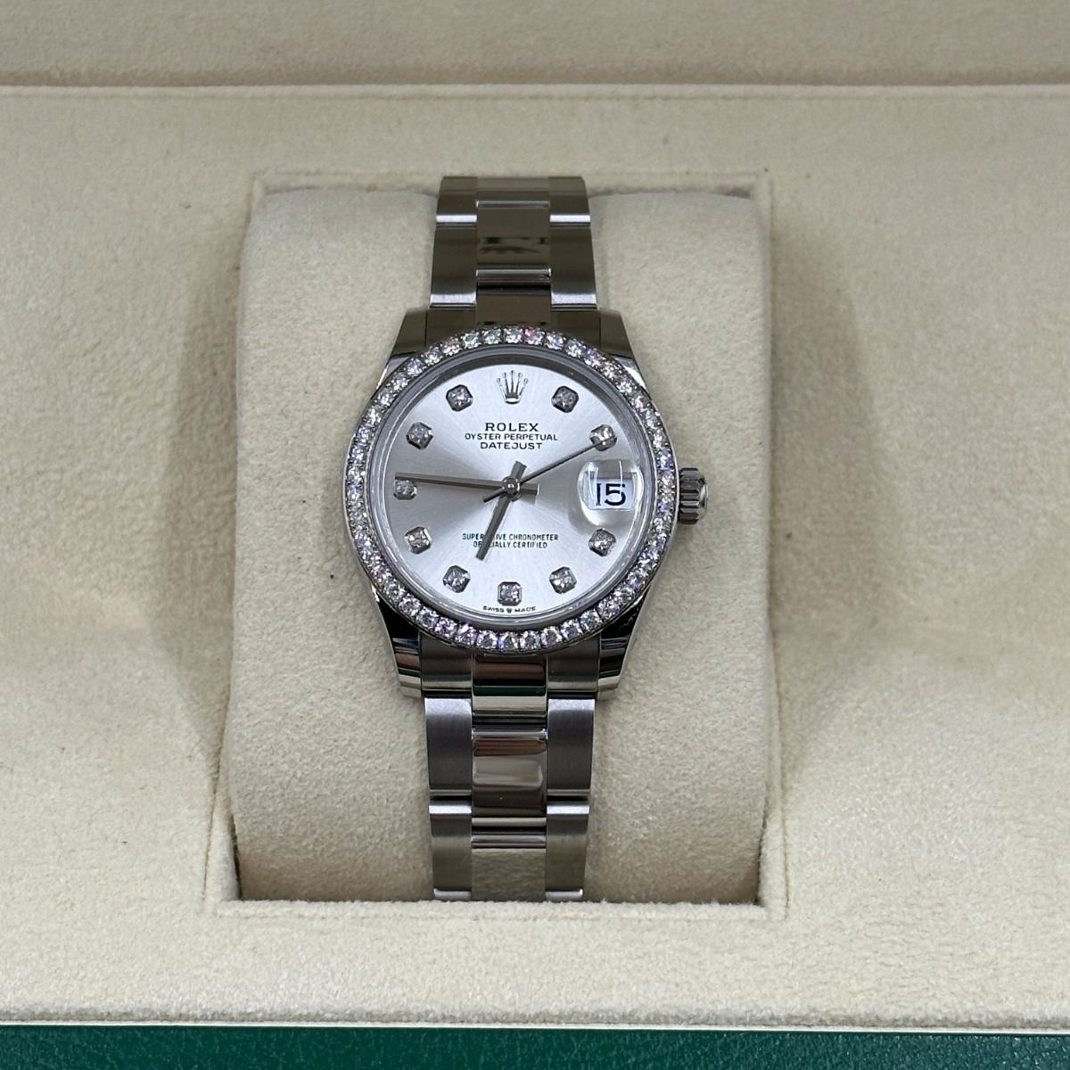 【Super Clone】RLX Datejust m278384RBR-0033/0034 Silver 31mm Dial Oyster Watch