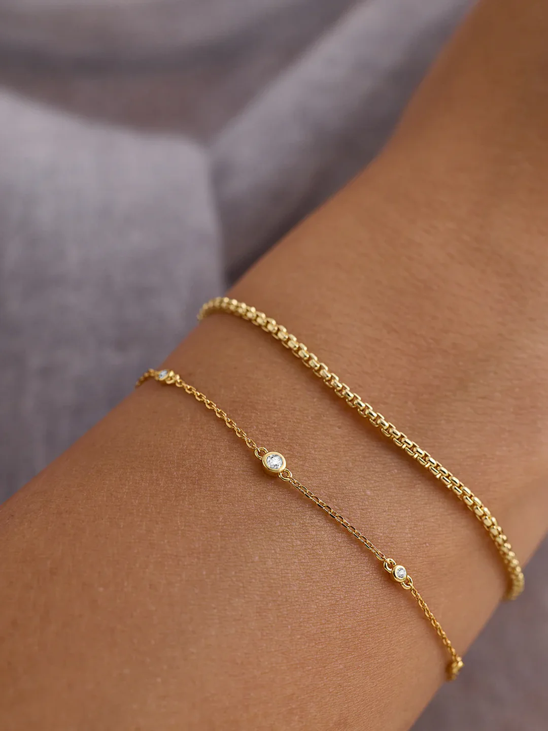 Sapphire Station Bracelet