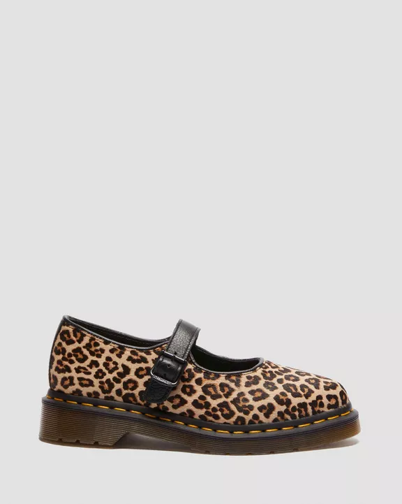 Elphie leopard Mary Jane shoes
