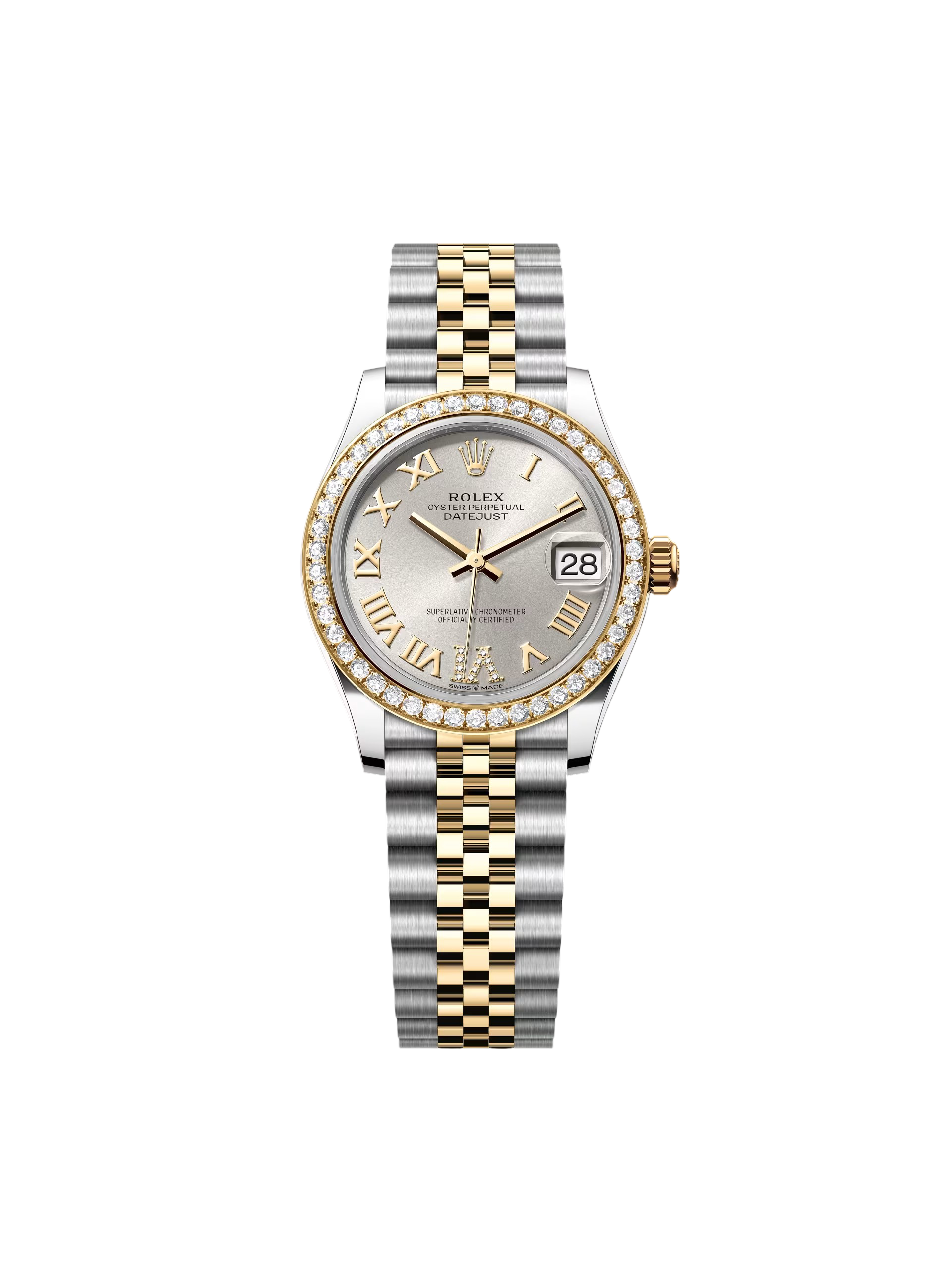 Rolex Datejust m278383RBR-0003/0004 31mm Silver Dial Oyster Bracelet