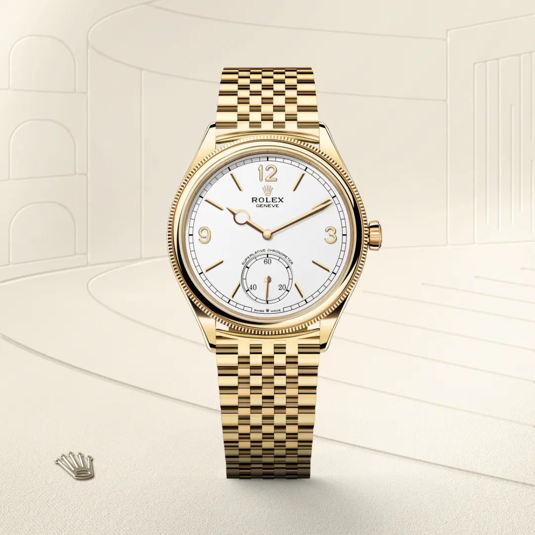 2025 Rolex 1908 39 mm, 18 kt yellow gold, polished finish M52508-0008