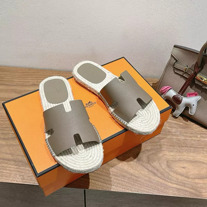 Fashion High Quality Real Leather Slippers LX-872327