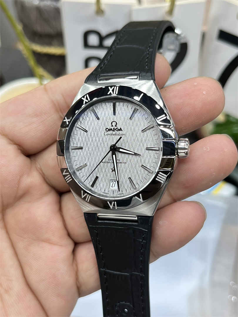 Omega Constellation Replica 41mm White Dial – Premium Ceramic Bezel & 8900 Automatic Movement