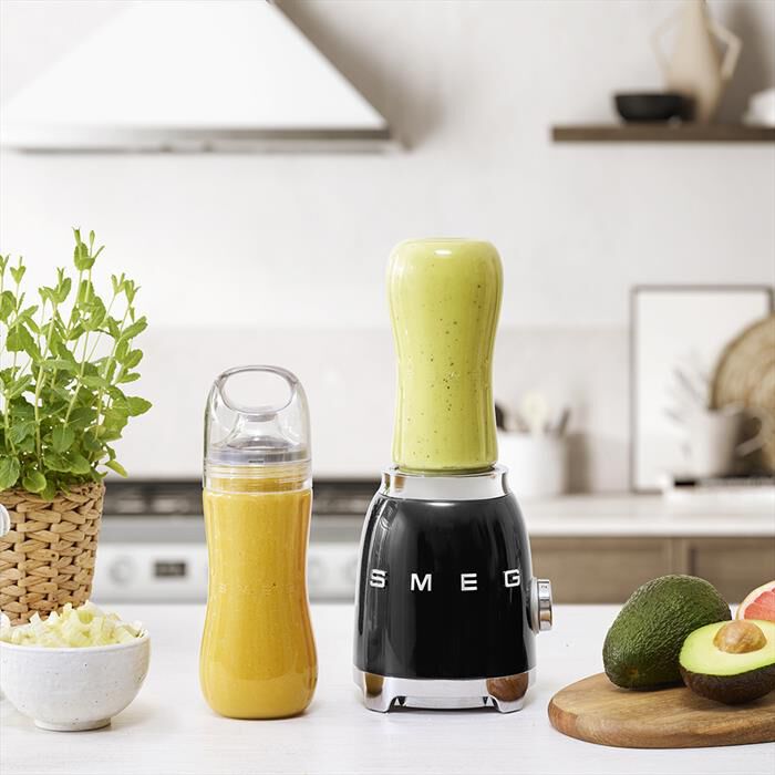 SMEG - Frullatore Compatto 50's Style- PBF01BLEU-Nero