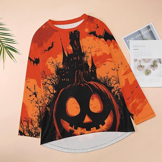 AERLEN Womens Halloween Crewneck Sweatshirts