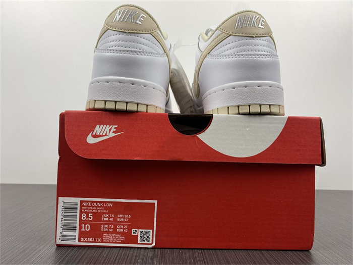 NK Dunk Low Pearl White DD1503-110