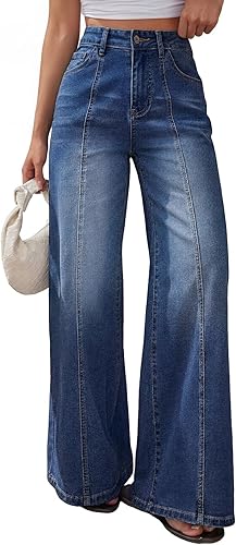 AERLEN Women's Wide Leg Baggy Jeans