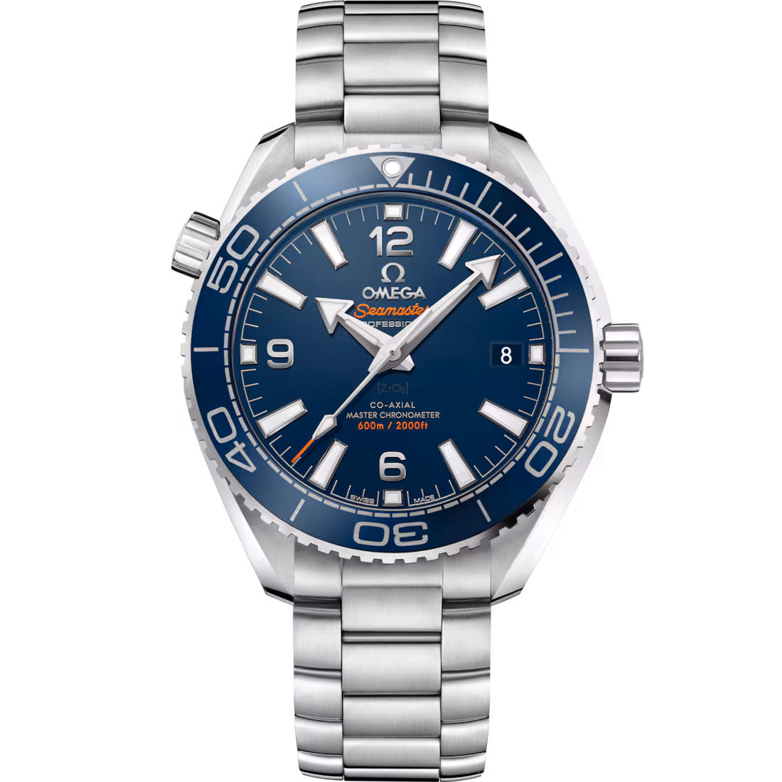 Omega Seamaster Planet Ocean 600M 39.5mm Blue Dial Stainless Steel Bracelet 215.30.40.20.03.001