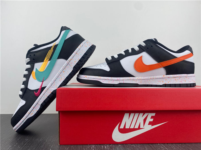 NK Dunk Low Multiple Swooshes White Washed Teal FD4623-131