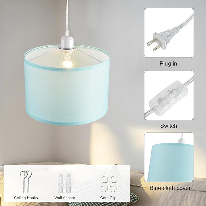 LUMISCAPE 2 Pack Plug in Pendant Light