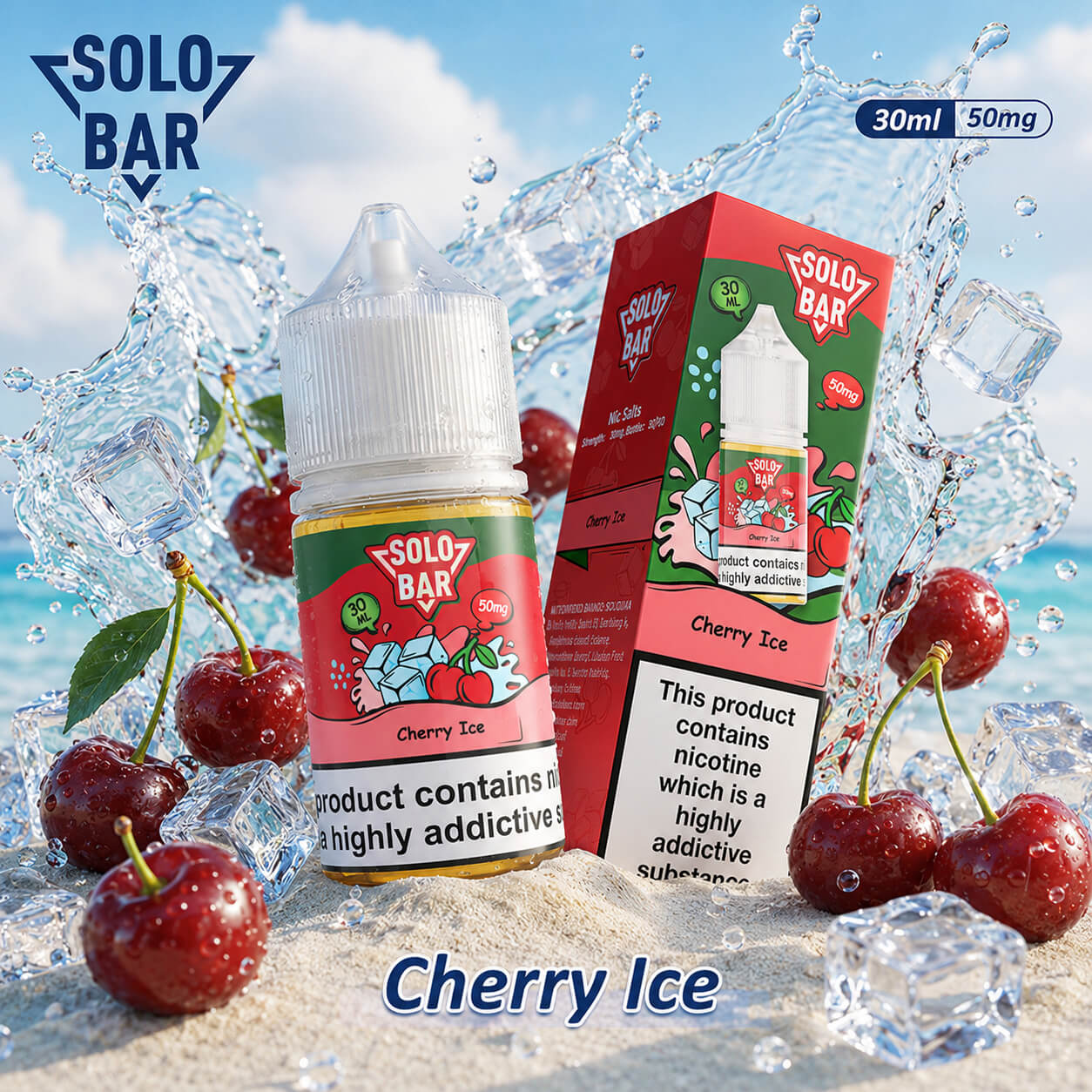 🍓 SoloBar E-Liquid 30ml No.1 Nic Salt
