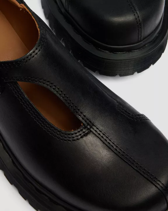 Rejena Mary Jane Old Harness Leather Shoes