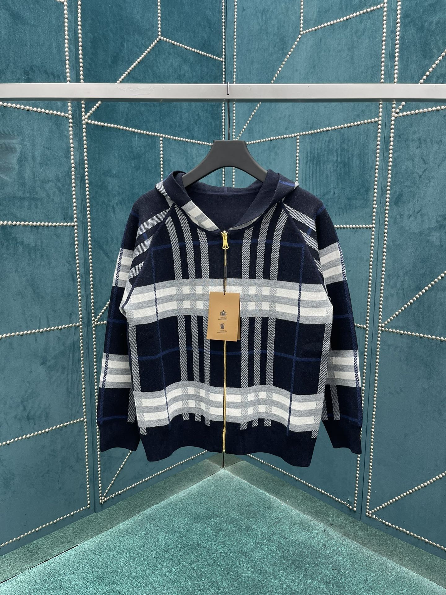 4ss Reversible Classic Hooded Zipper Cardigan