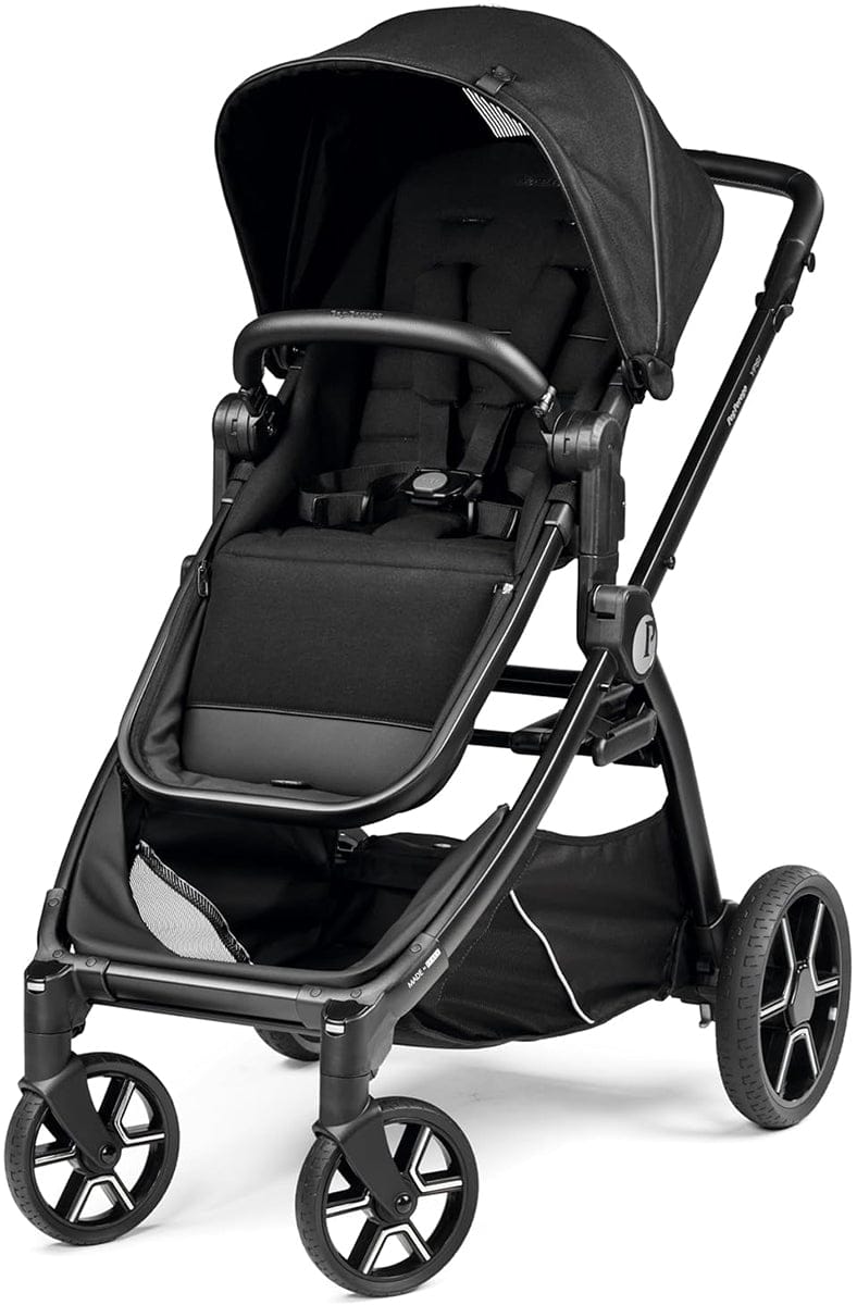PEG Ypsi Double Stroller Bundle - True Black