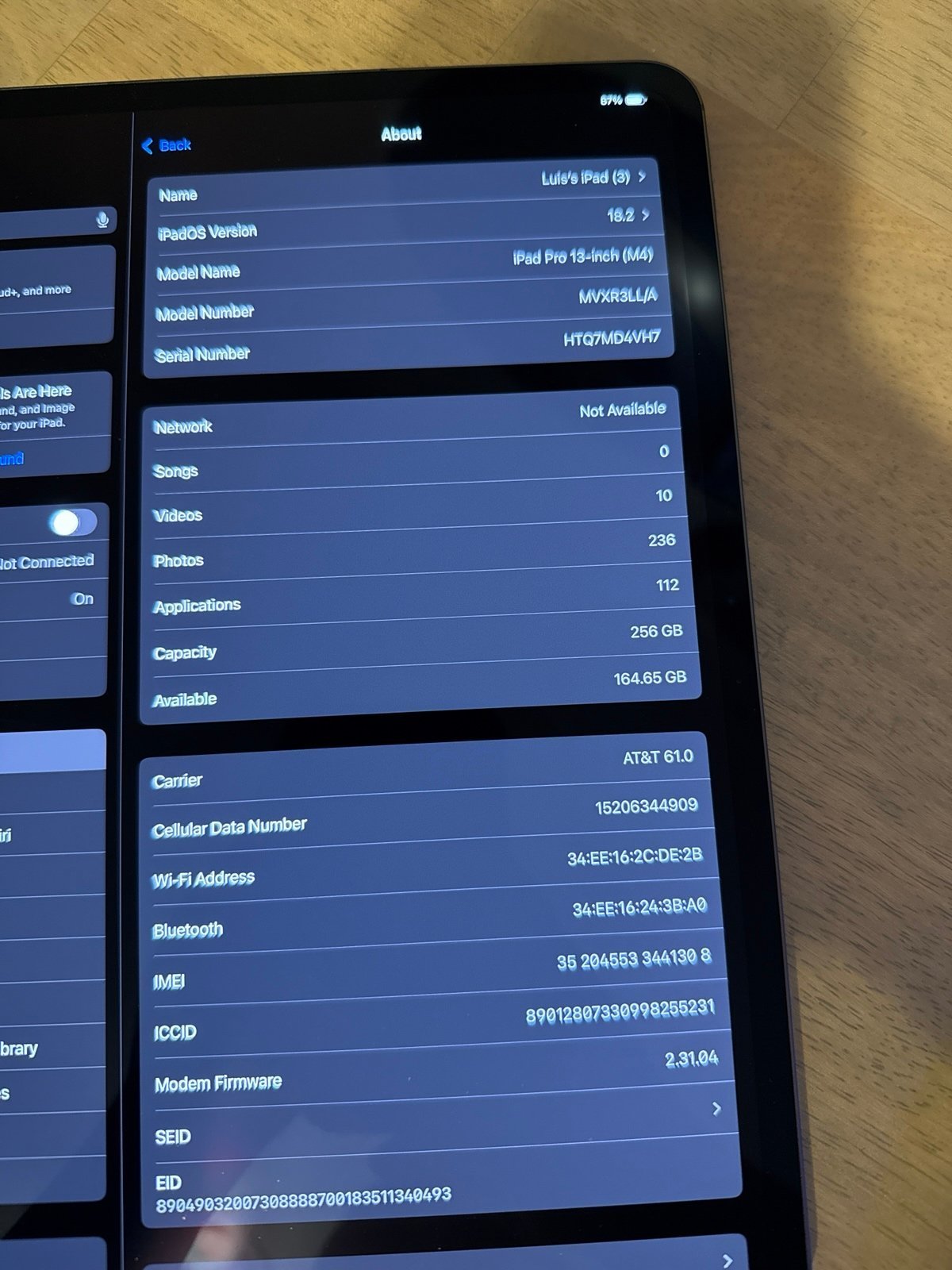iPad Pro M4 5Y38
