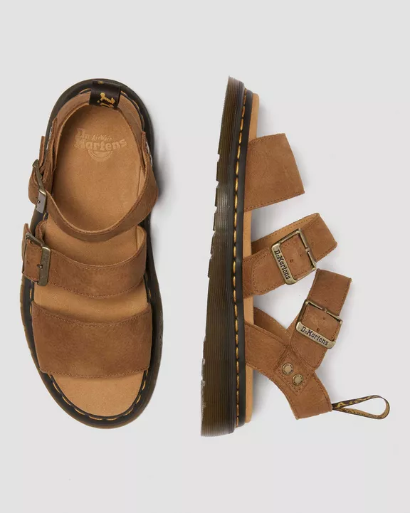 Gryphon Tumbled Nubuck Sandals