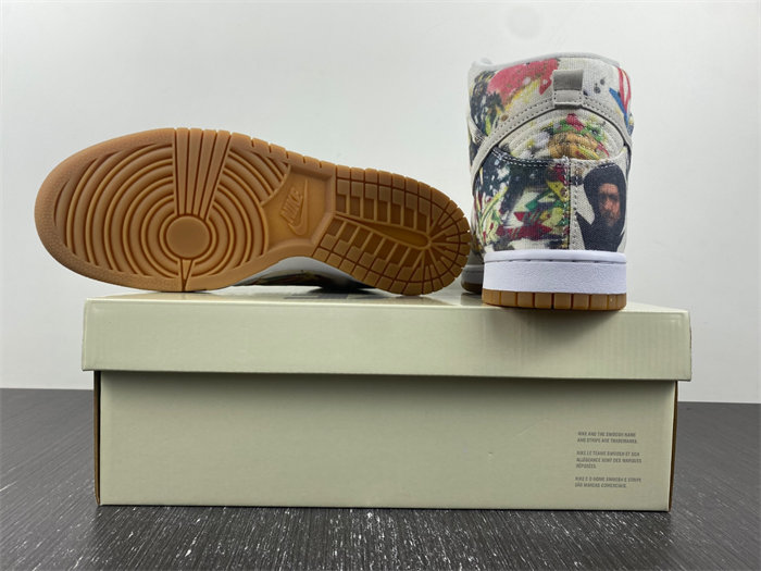 NK SB Dunk High Supreme Rammellzee FD8779-100