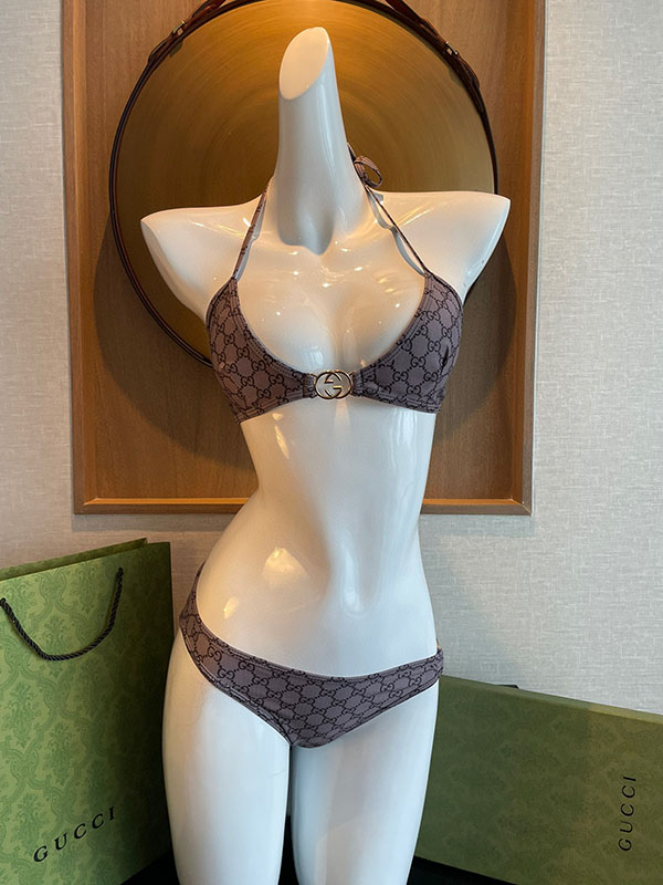 Sexy Bikini Smocked Swimsuits with Pads YY-925453