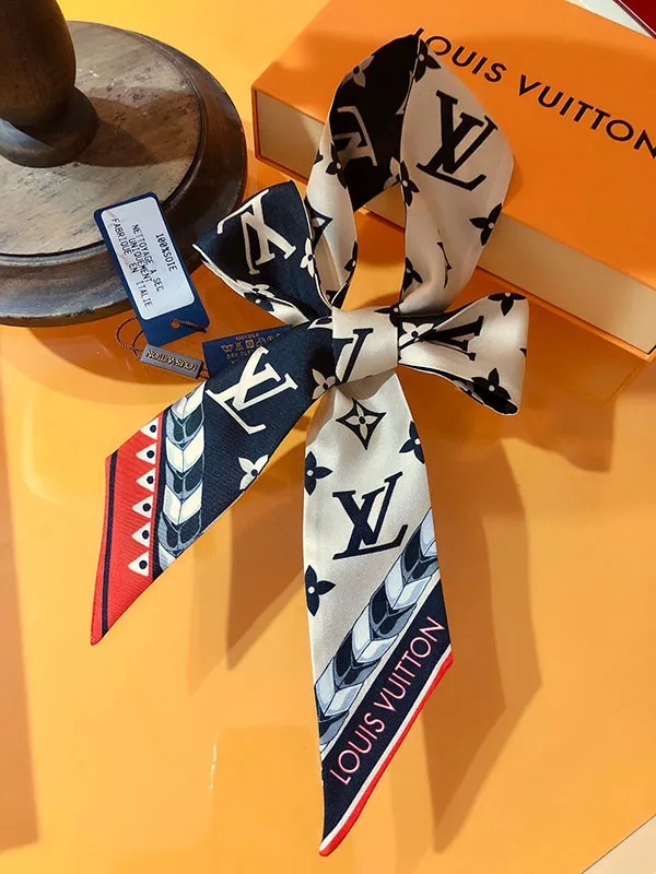 120x8cm Classical prints Handbag Ribbon Scarf Neck Bow WJ-987048