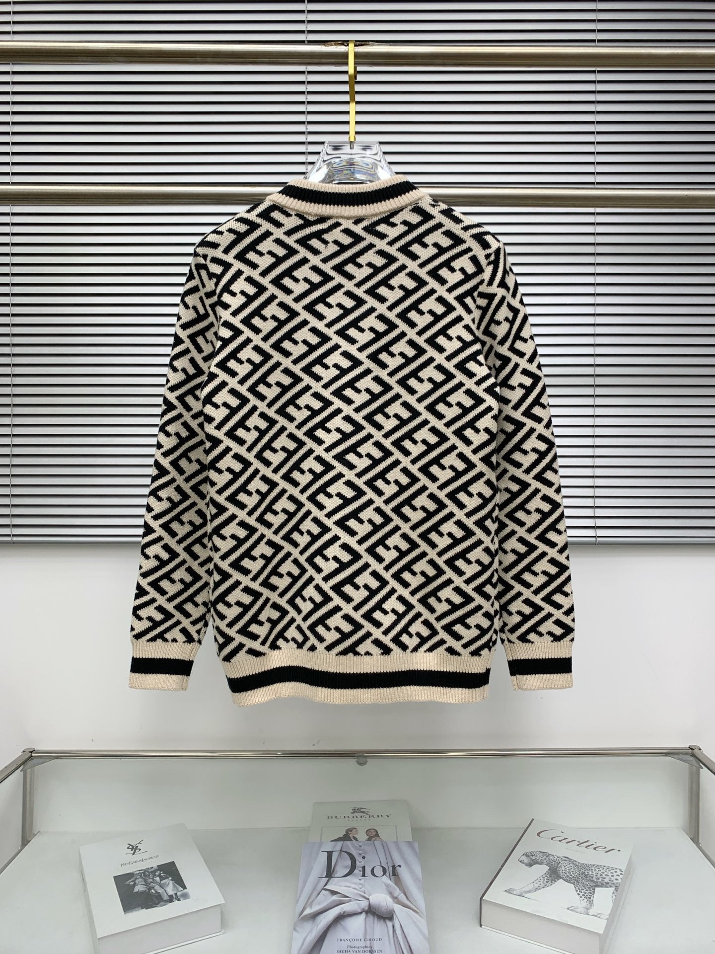 FEND Zip knit sweater