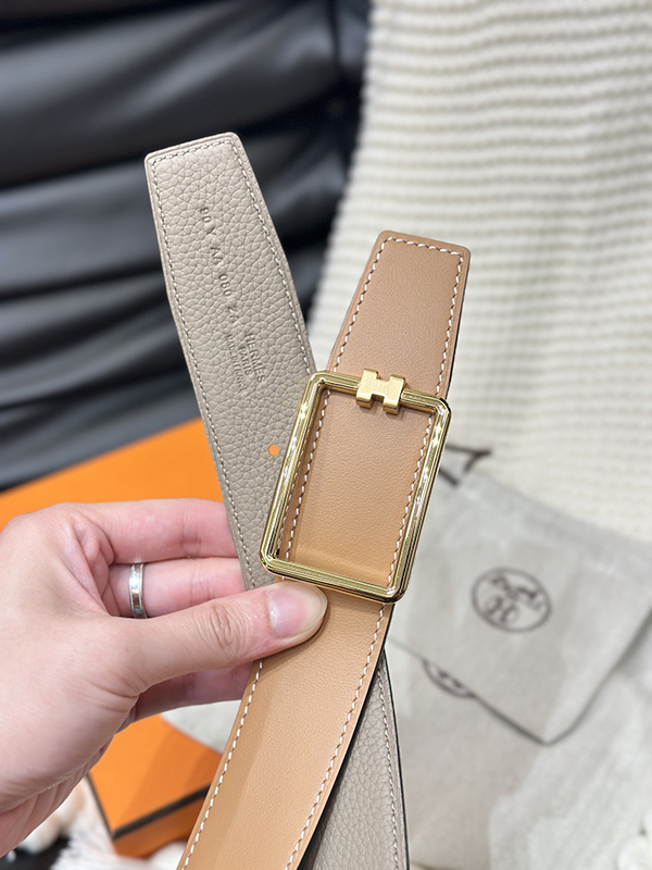 Fashion Top quality Golden Buckle Wide-3.8cm Real Leather Belt PD-862106