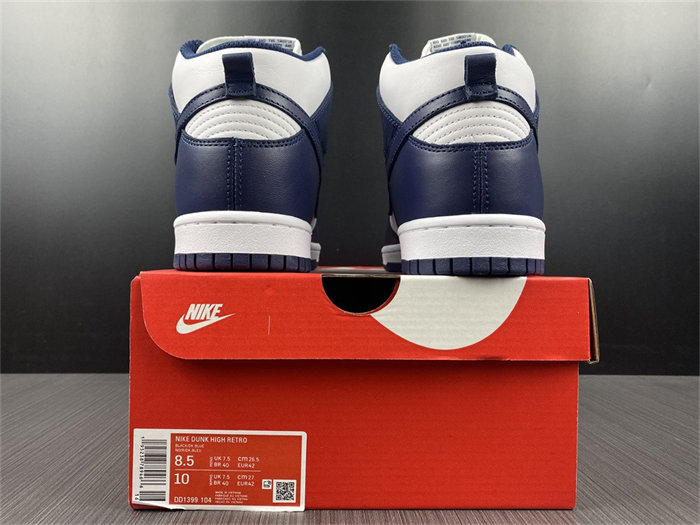 NK DUNK HIGH 'MIDNIGHT NAVY' SKU DD1399-104