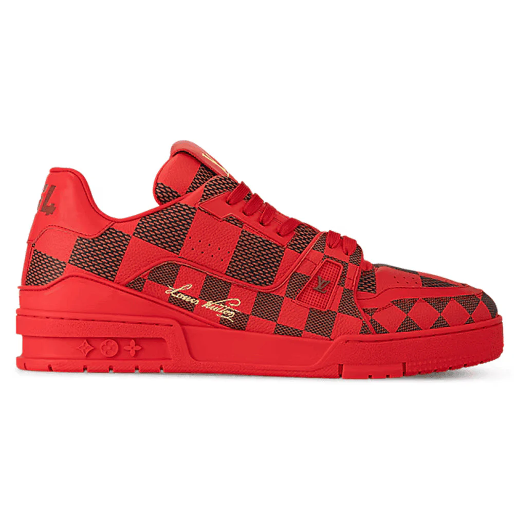 L.V  Trainer Sneaker ‘DarkRed’