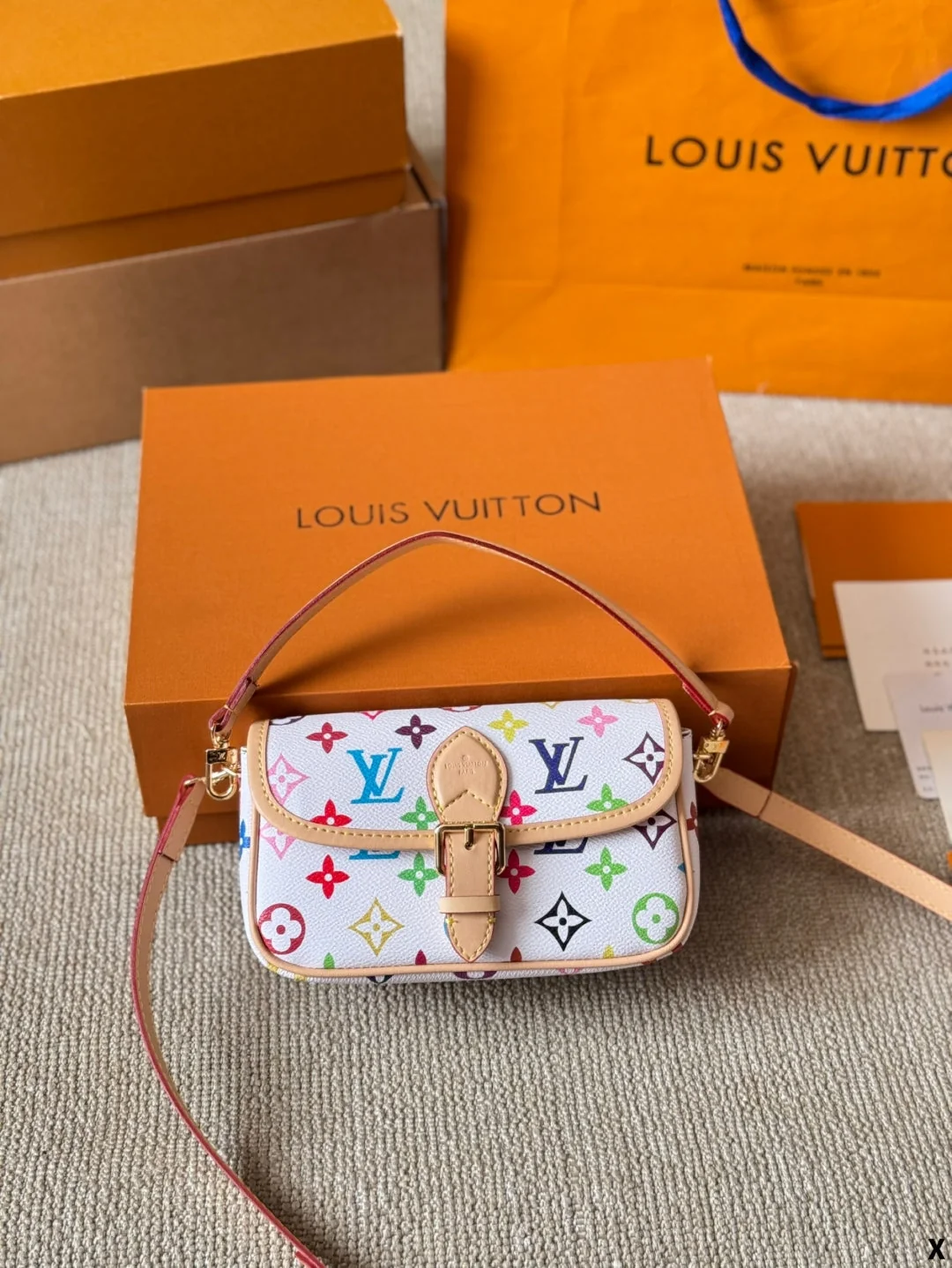 【Louis Vuitton】☆Takashi Murakami Design | Diane Mini Underarm Bag ♪Only a few left!