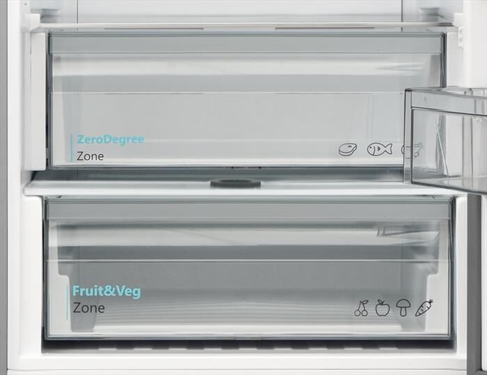 SHARP - Frigorifero combinato SJ-NBA21DMXPE Classe E 331lt-Pet Inox