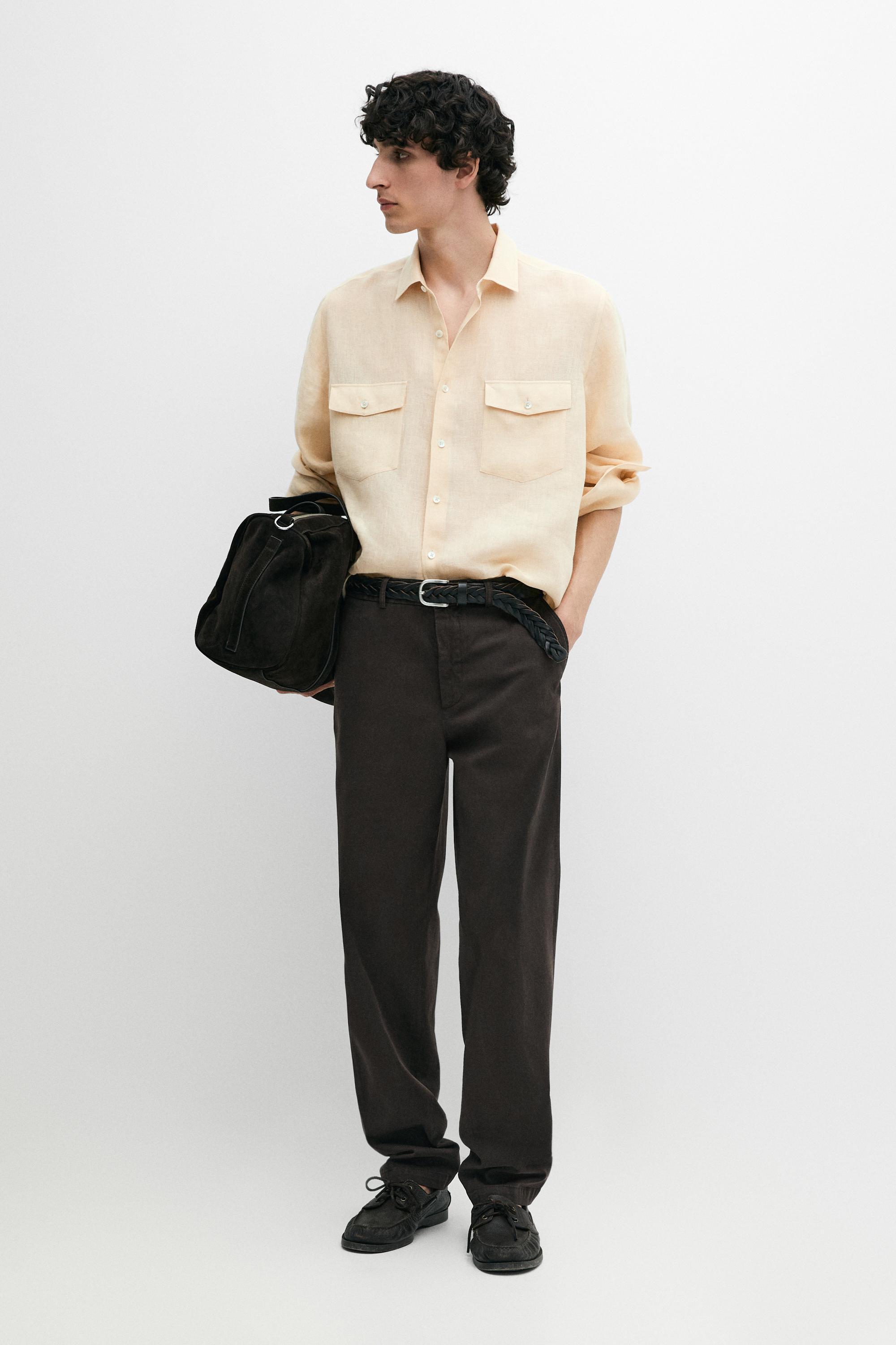 Pantalón jogger fit con algodón
