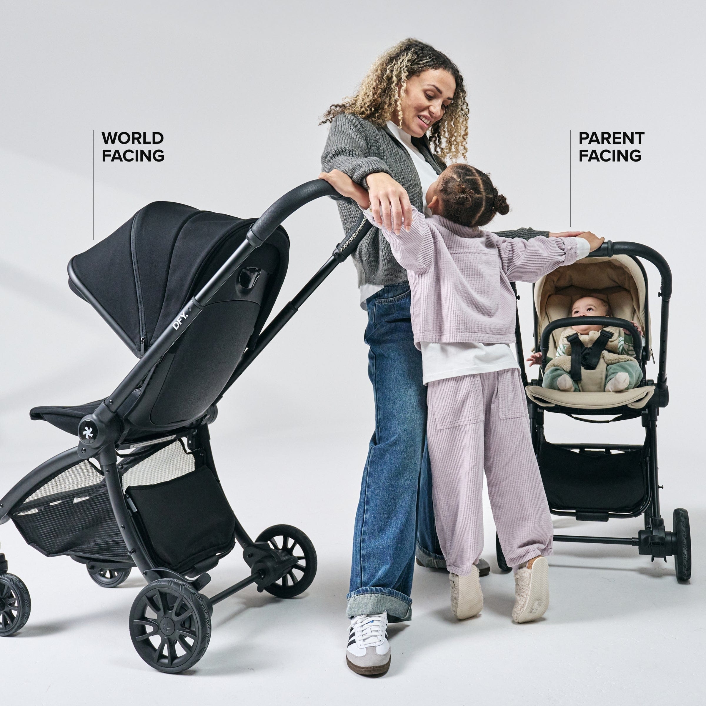 DFY. R1 Stroller - Gunmetal / Grey