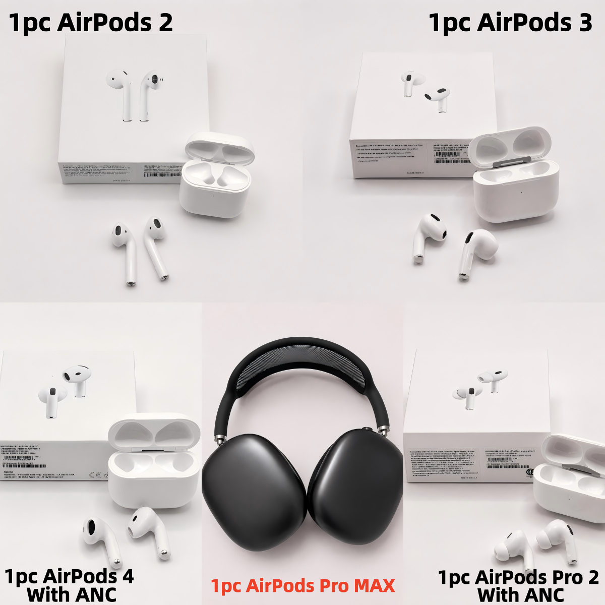 5-in-1 Airpods Set (from USA 2-7 work days delivery)