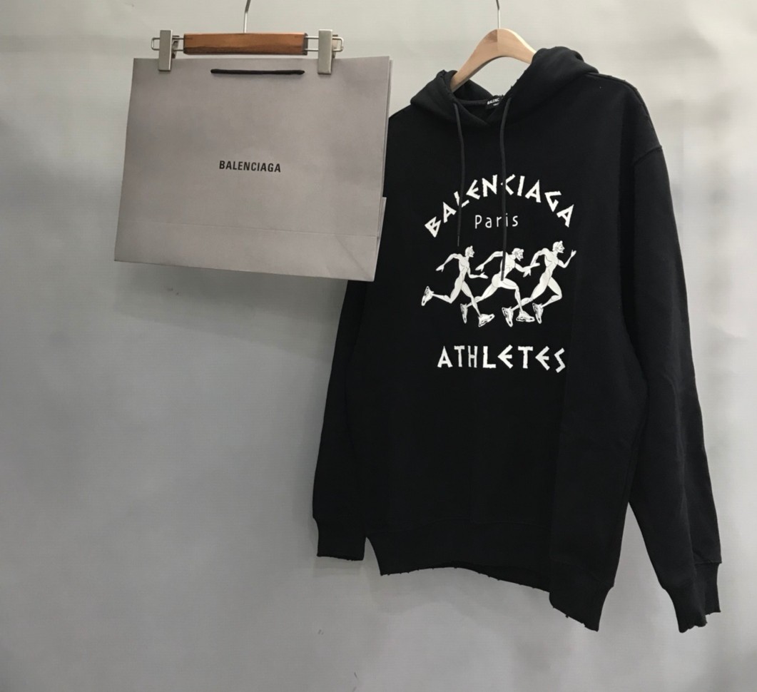 BLCG athlete running man hoodie