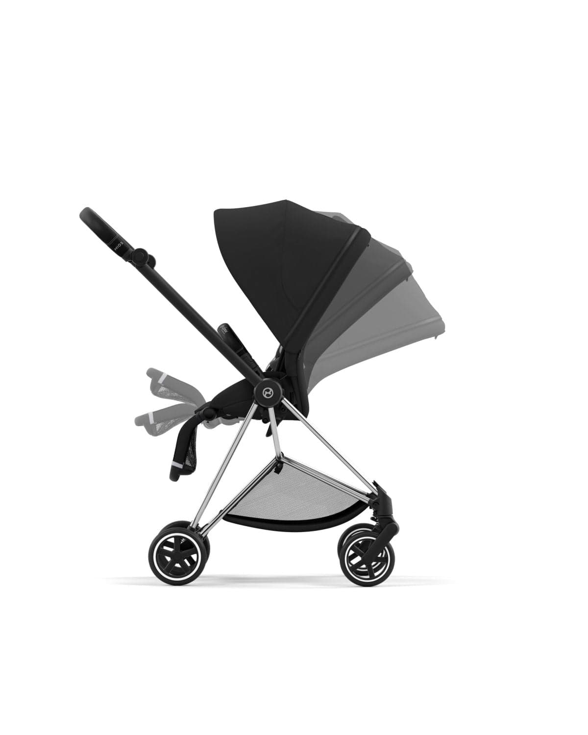 Cybex Mios 3 Stroller (One Box) - Chrome / Black / Sepia Black
