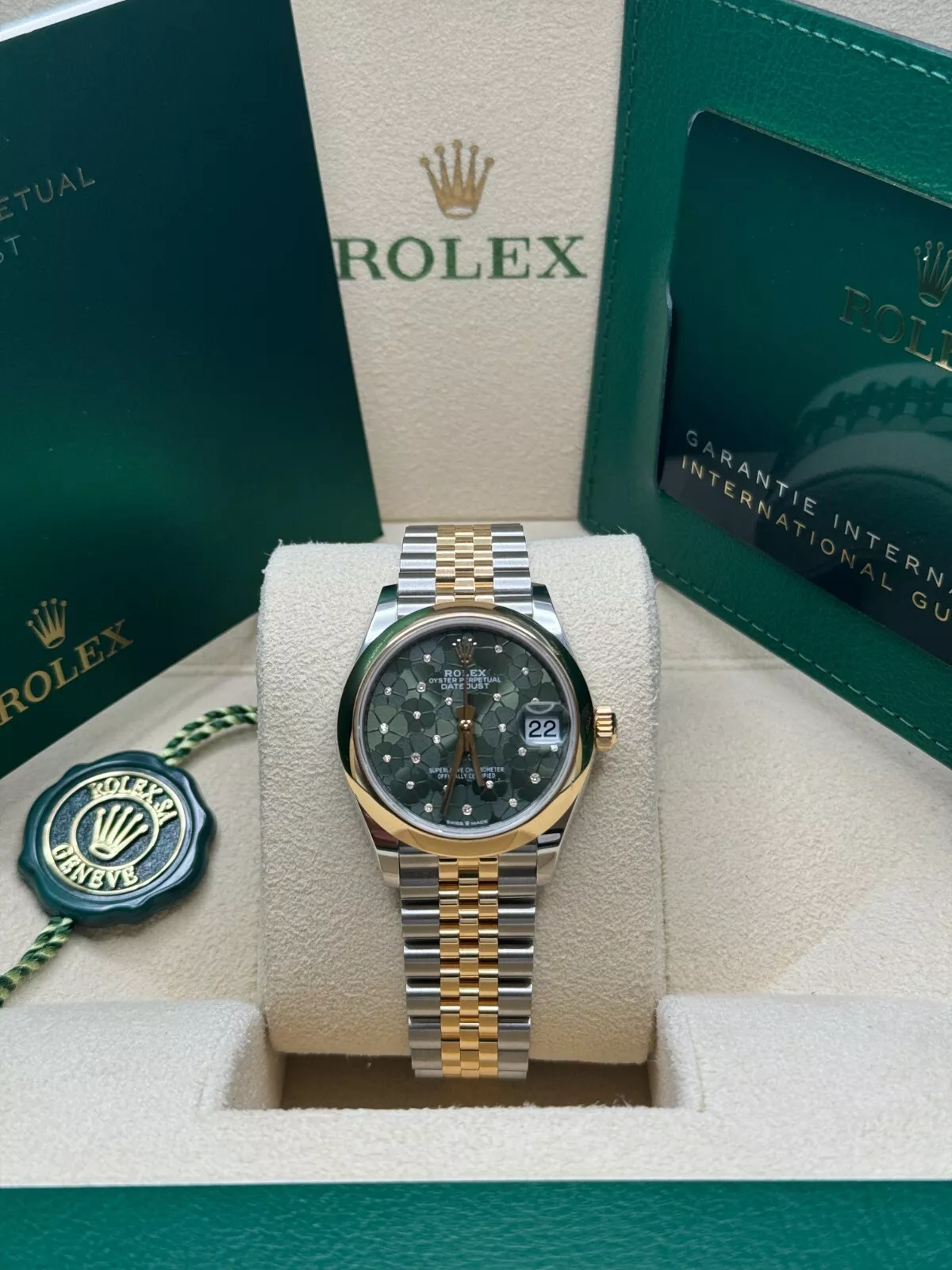 【Super Clone】RLX Datejust m278243-0031/0032 31mm Green Dial watch