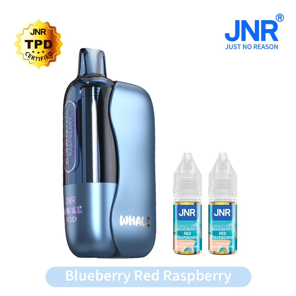 JNR Whale 38K Puffs - Kit Pod Pré-rempli et Rechargeable - Vape Grok
