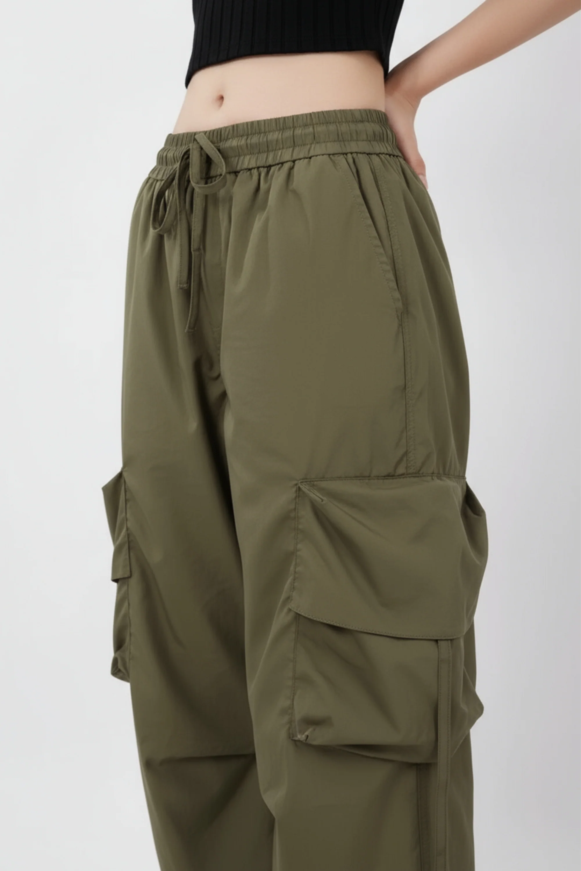 Wild Green Cargo Pants