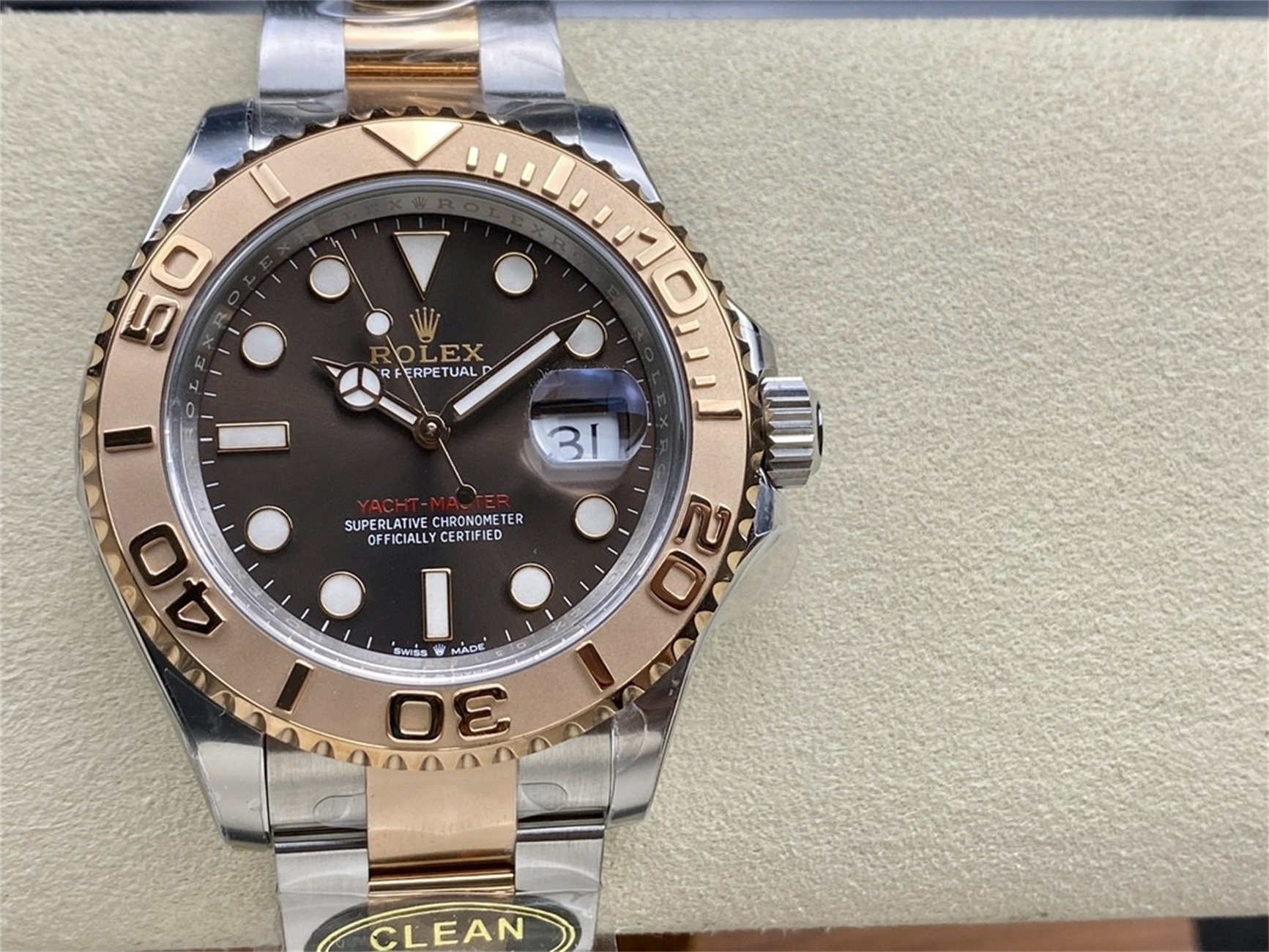 Product Page: Clean Factory Rolex Yacht-Master 40 Brown Dial (M126621‐0001)