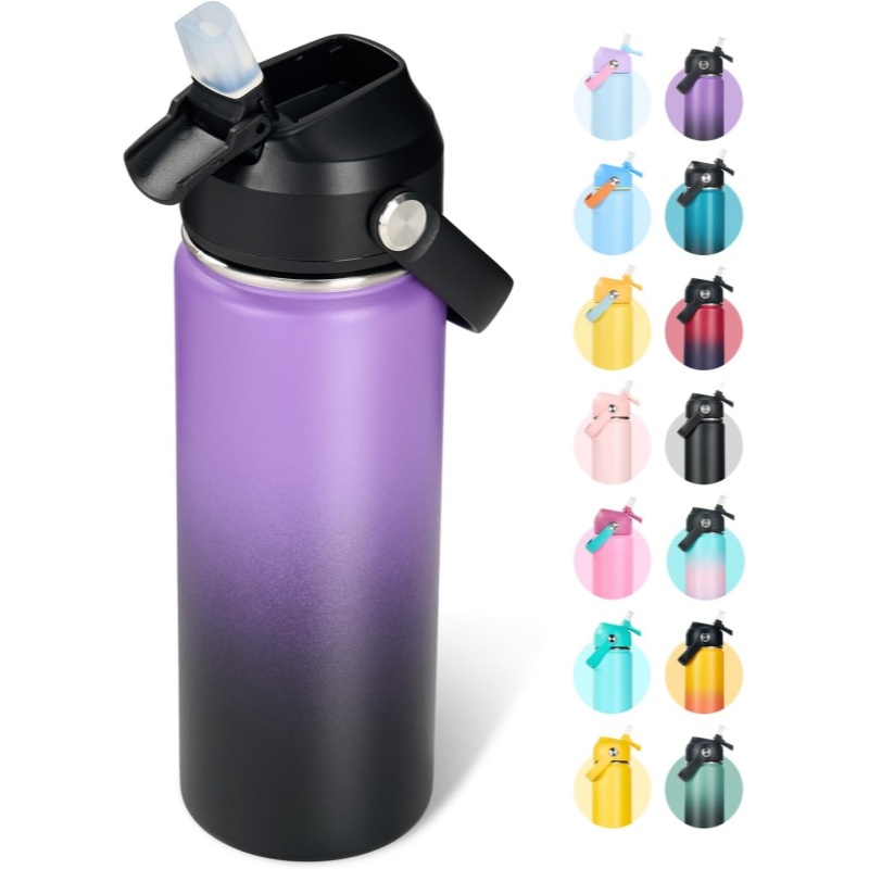 THERMOCLOUD 18oz Insulated Stainless Steel Water Bottle